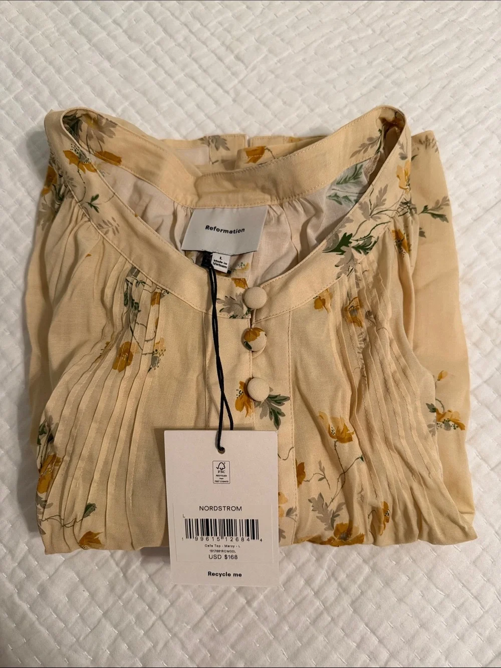 NWT Reformation Calia Top